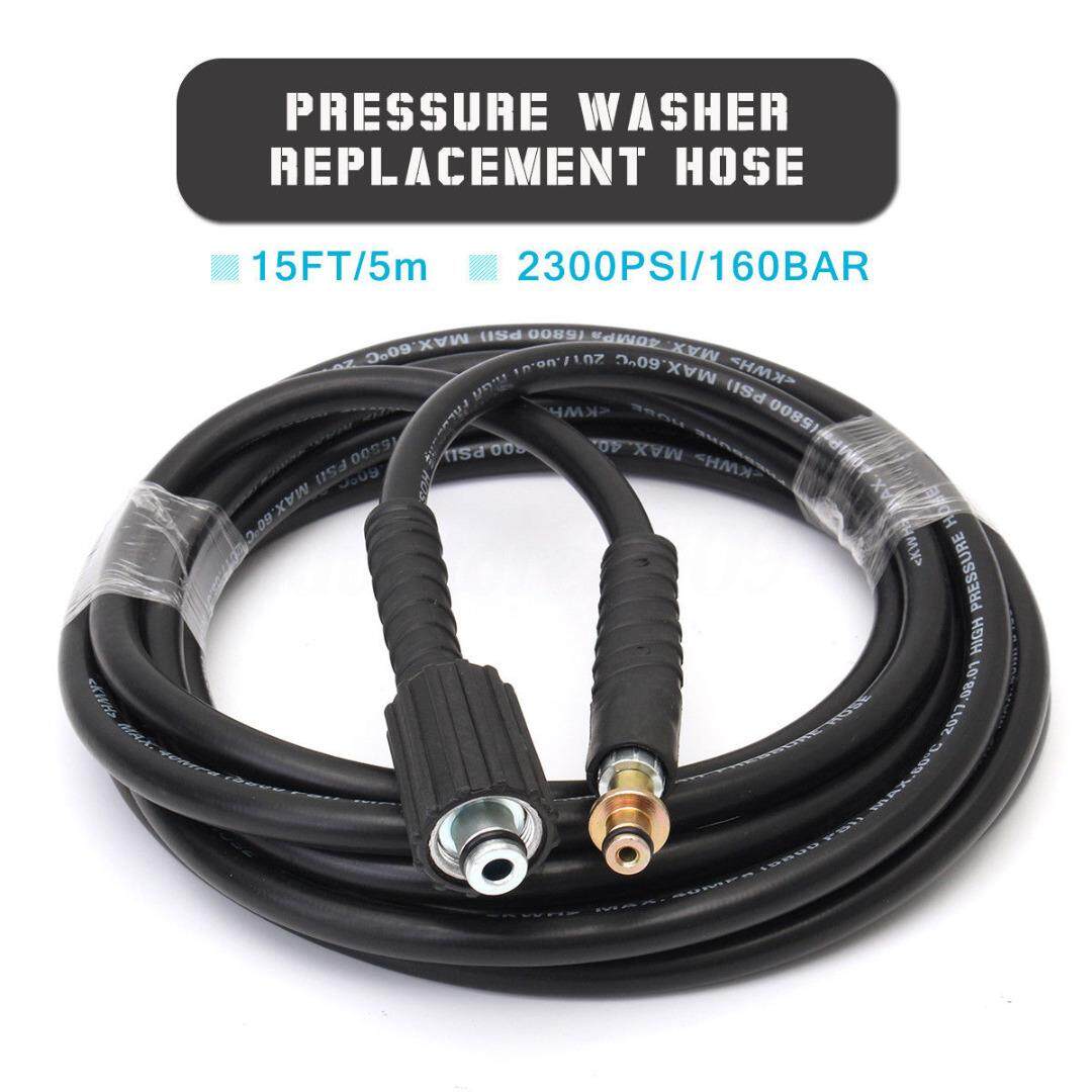 2300PSI/160BAR 15FT/5m Pressure Washer Cleaner Replacement Hose For
