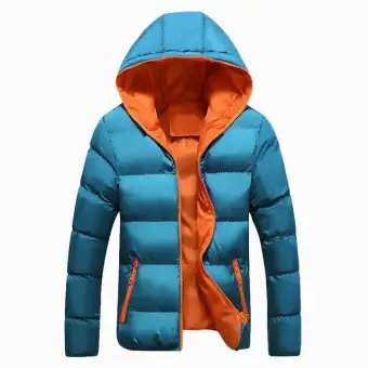 Ruelk New Winter Men Jacket Warm Casual Cotton Blend Male Parka