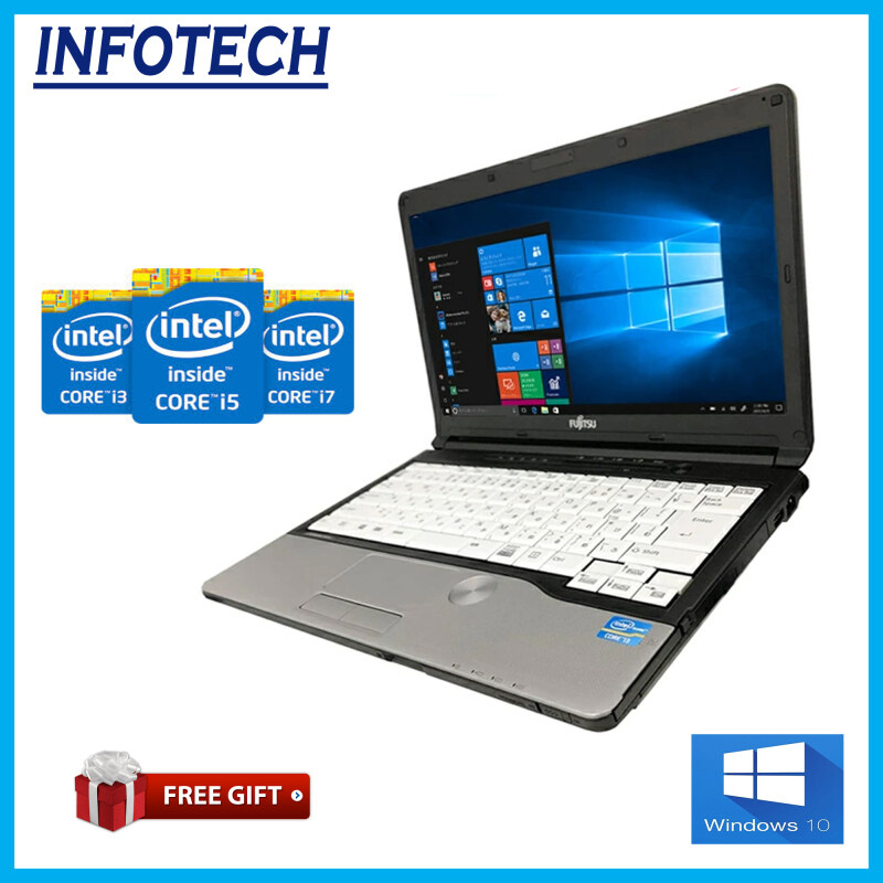 Fujitsu Lifebook ~ intel Core i5 / i3 / Celeron , 12 - 13.3 , SSD 512Gb / 256Gb / 120gb or hdd 320GB , Ram 8Gb / 4GB , w10pro ~ LAPTOP NOTEBOOK Refurbished Malaysia