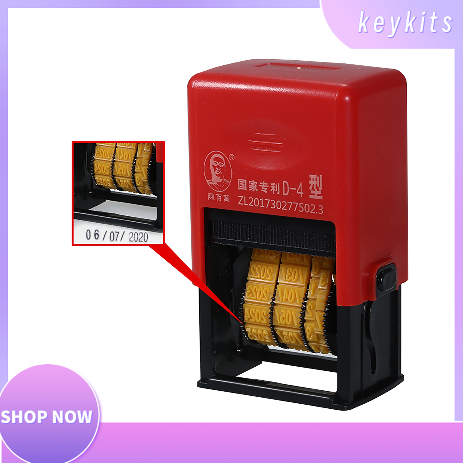 Handheld Portable Date Stamp Printer Quick-Drying Ink Date Printing Coding Machine for Food Plastic Bag Bottle Metal Cans Paper