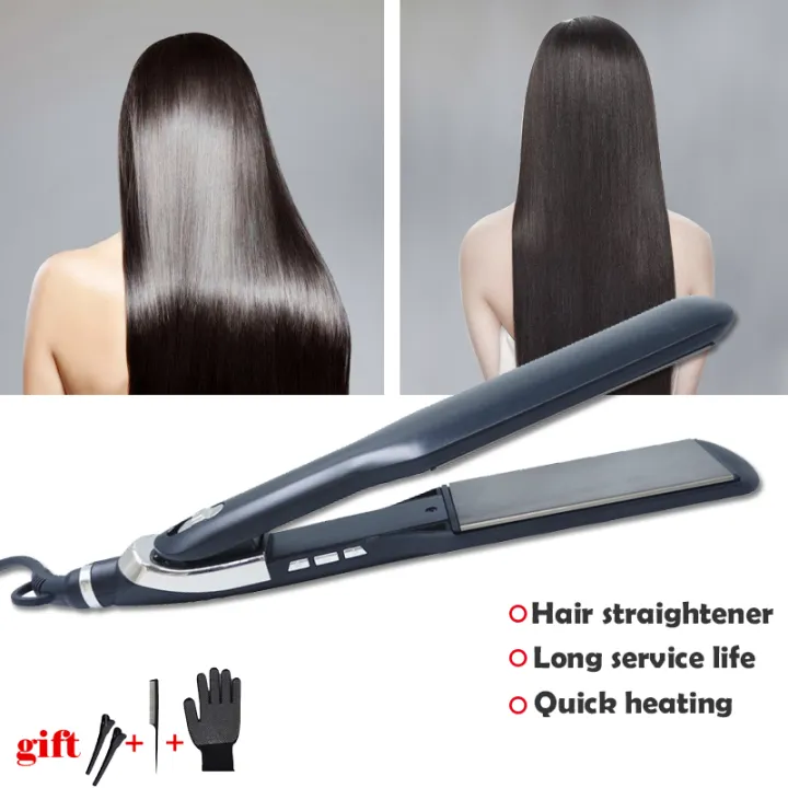 rotating hair straightener