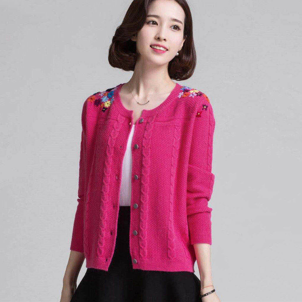 Autumn Embroidered Jacket Ladies 