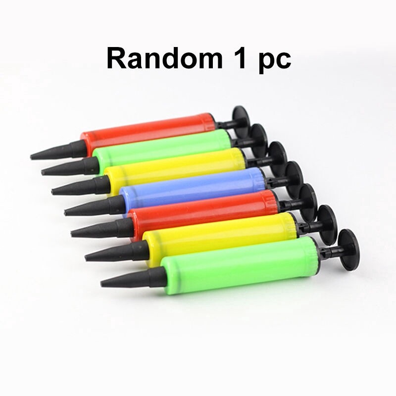 Balloon Pump Balloon Accessories Hand Push Inflator Air Pump Wedding Valentine Birthday Party Decoration Supplies