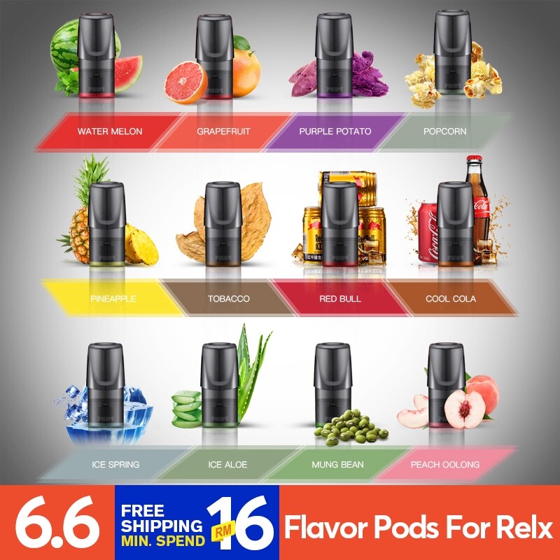 Grante Pods Flavor Pod Refill Vape Pods For Relx Kit Delivery From Kl Lazada