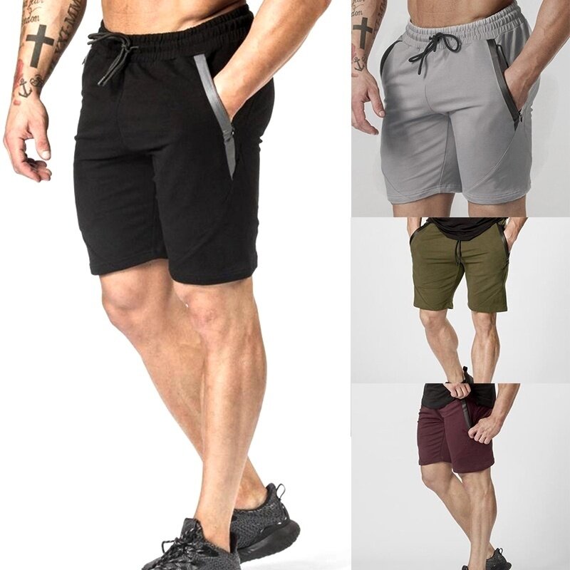 Nơi bán Quần Soóc Thường Ngày Thể Dục Cơ Bắp Ngoại Cỡ Cho Nam Quần Soóc Thoáng Khí Thể Dục Thể Thao