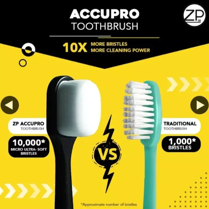 toothbrush with more bristles