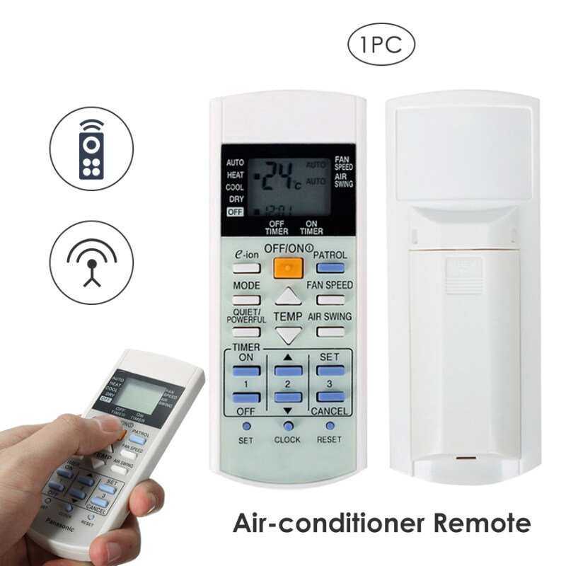 UZBOO Air Conditioner Remote Control AT75C3298 Wireless Remote Timing Adjustable English 8M Use Distance Universal without Set up