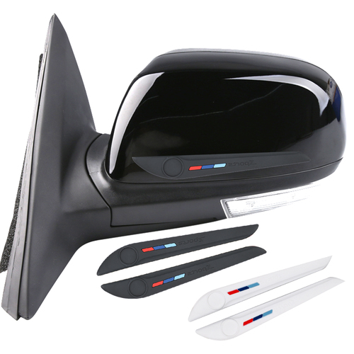 1 Pair Scratch Sticker Bumper Rear View Mirror Anti-Collision Strip Universal Car Door Side Edge Protector
