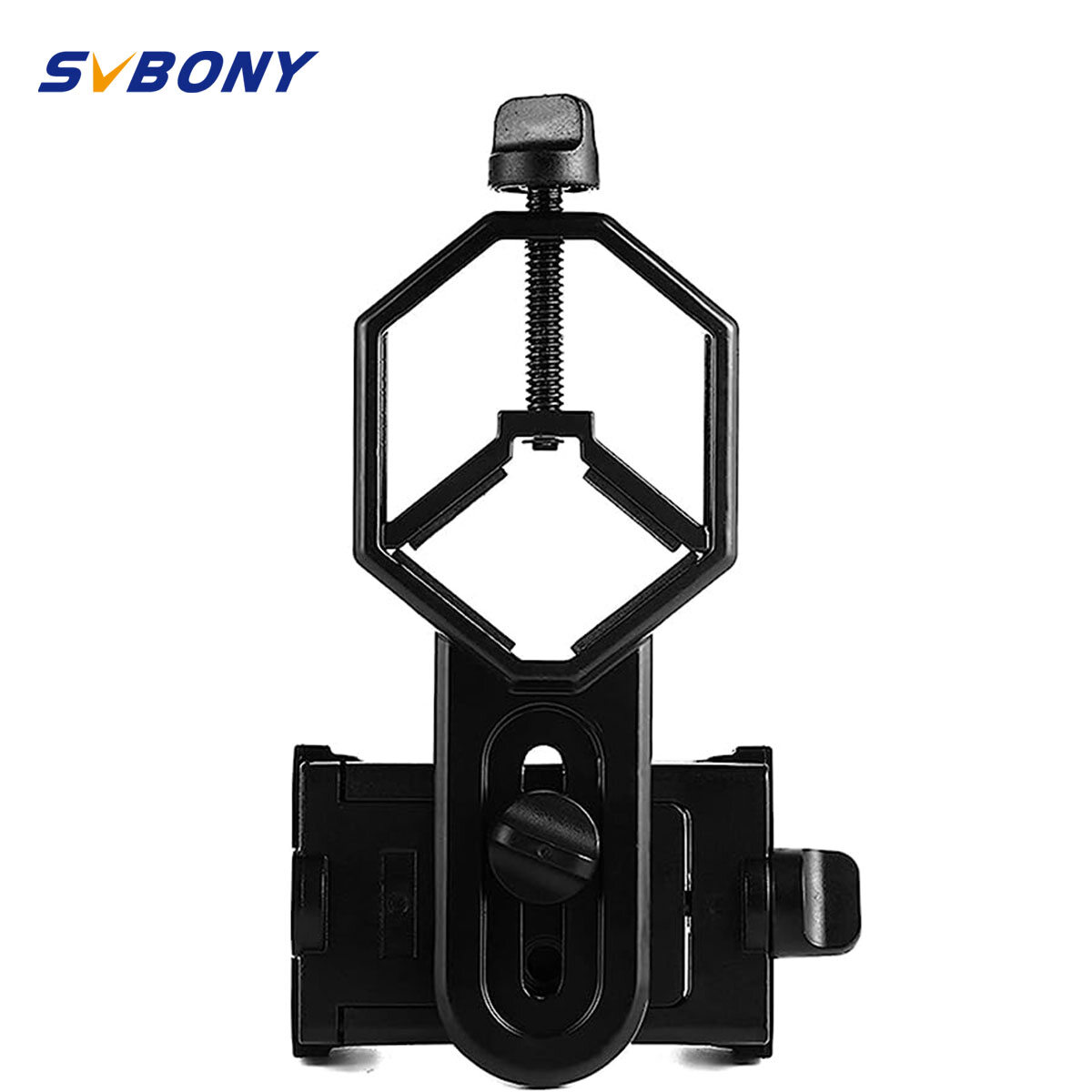 SVBONY SV214/SV218 Universal Cell Phone Adapter Mount for Binocular Monocular Spotting Scope Telescope Support Eyepiece Diameter 25 to 48mm
