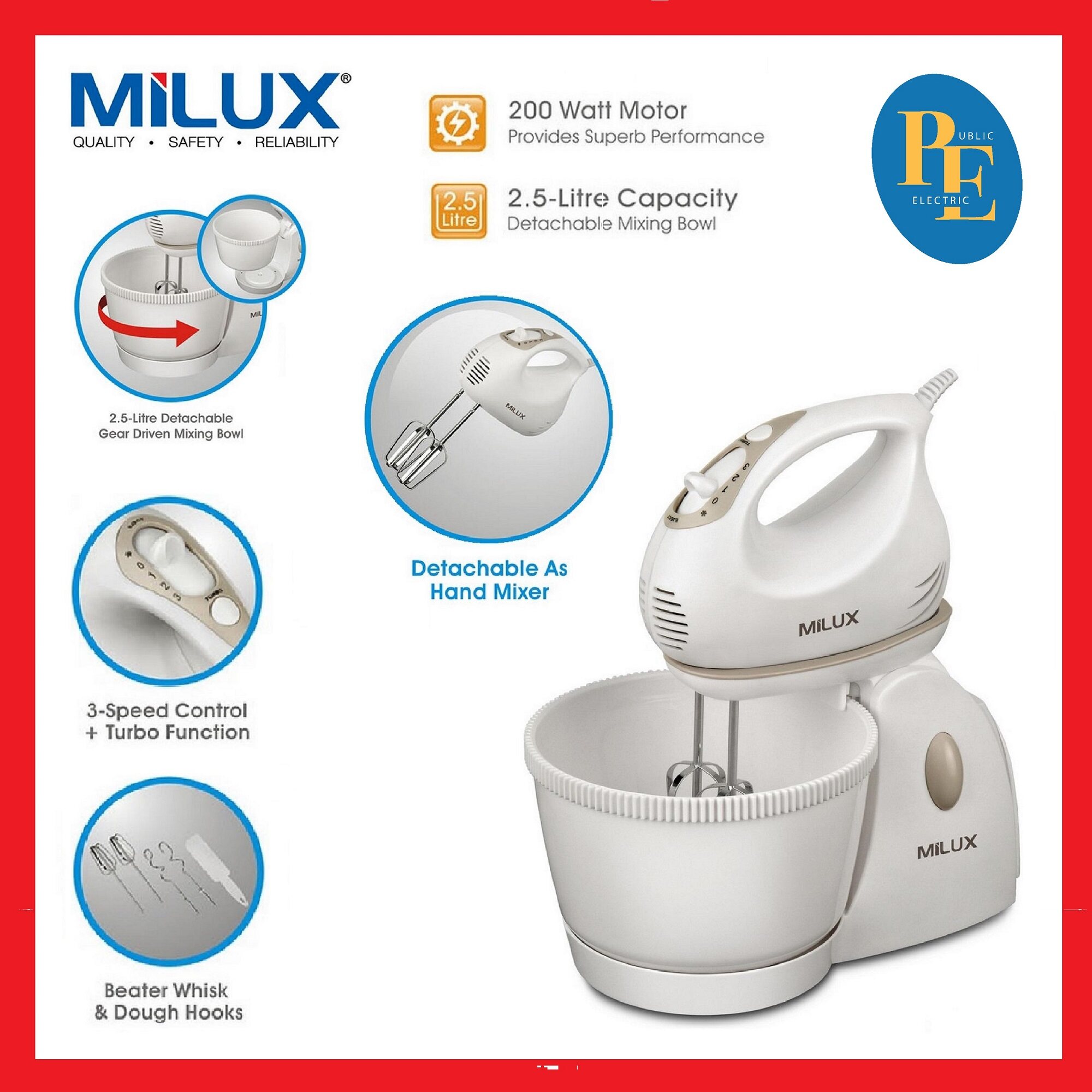 milux mixer