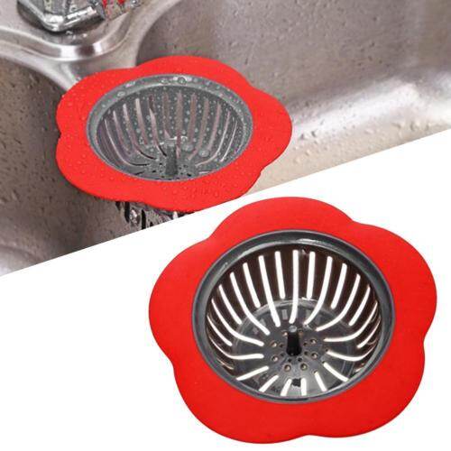 Flower-shaped plastic kitchen sink filter, shower sink drain pipe filter cover, kitchen accessories