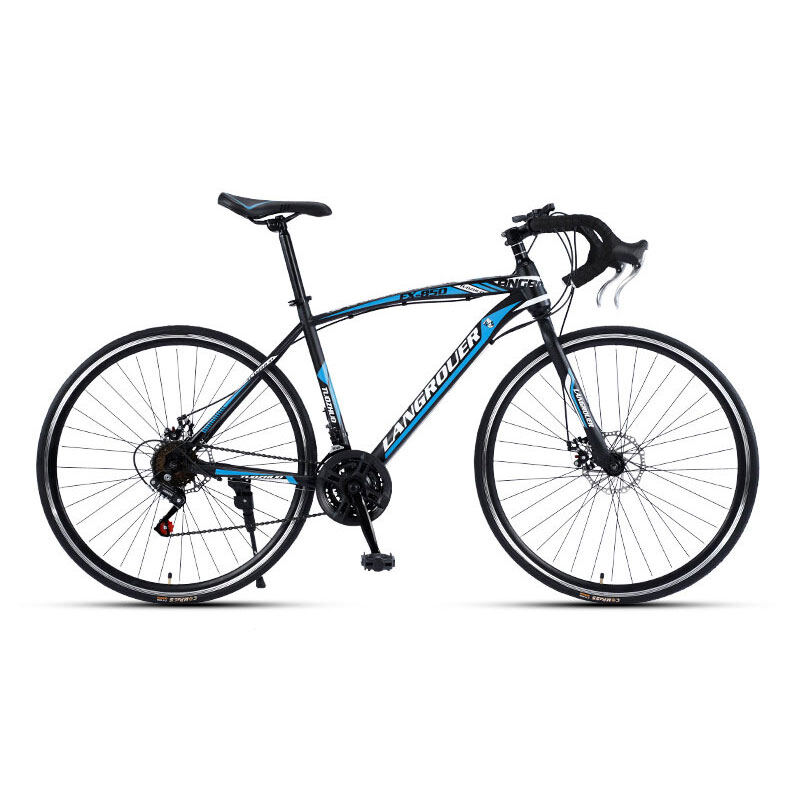 SBART 700C curved handle road bike net red speed change ultra-light disc brake shock absorption student men's and women's bicycles