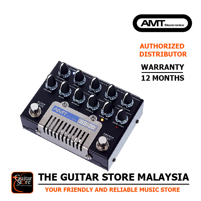 AMT SS-20 Tube Preamp Pedal Guitar Effect Pedal (SS20) - Lazada