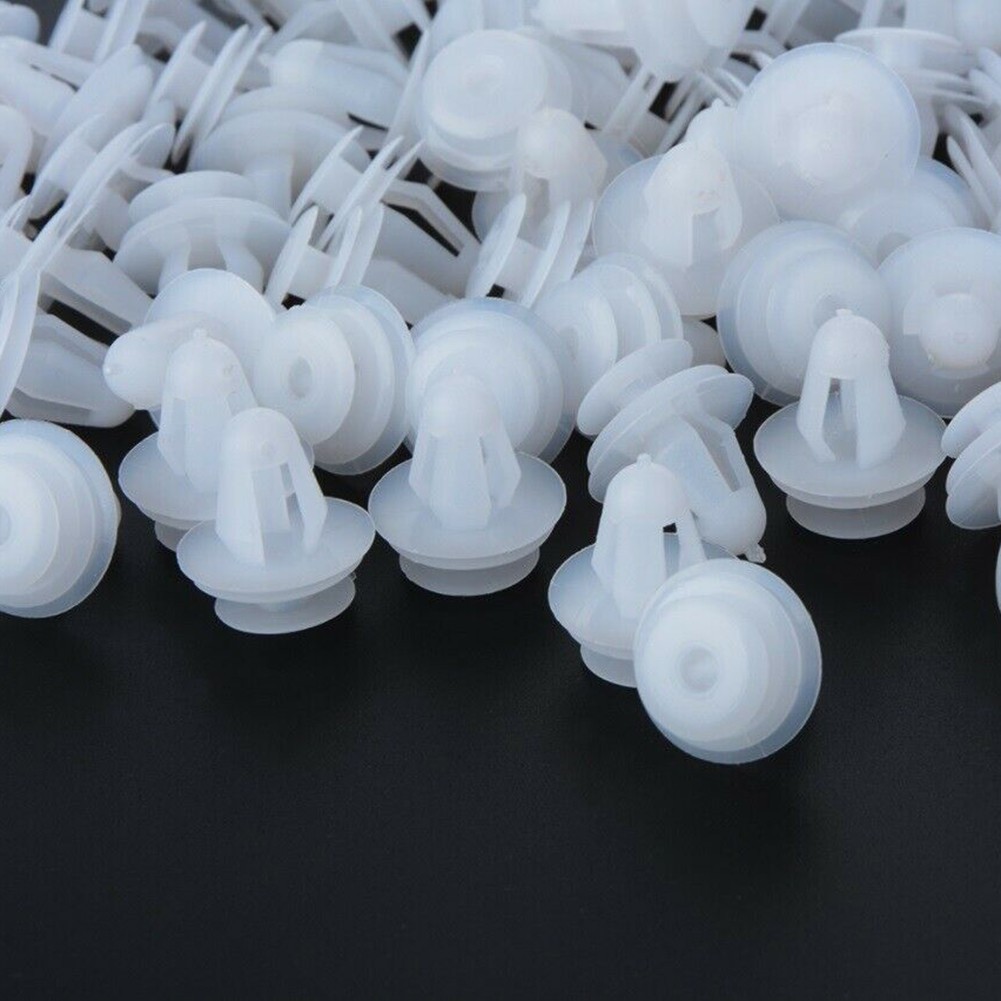 White Rivet Fastener Rivet Fasteners Clips White Bumper Retainer Plastic Replacement มี ...