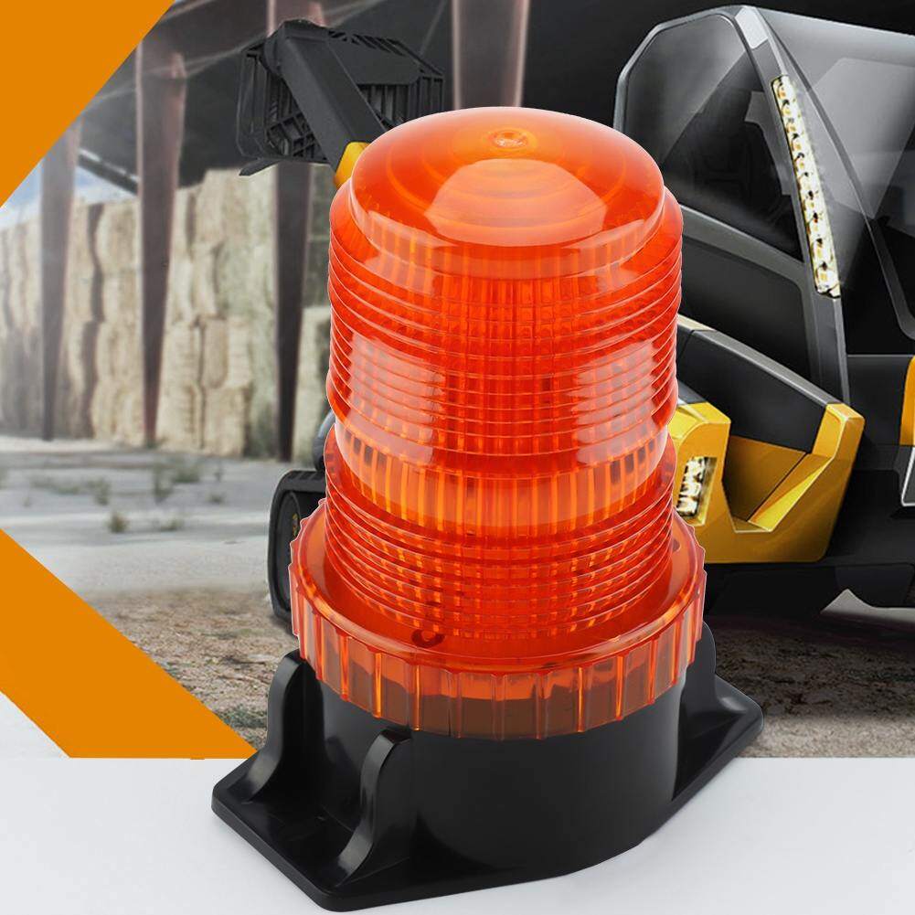30 LEDs Amber Flashing Rotating Bulb Strobe Forklift Warning Light 10-110V HOT