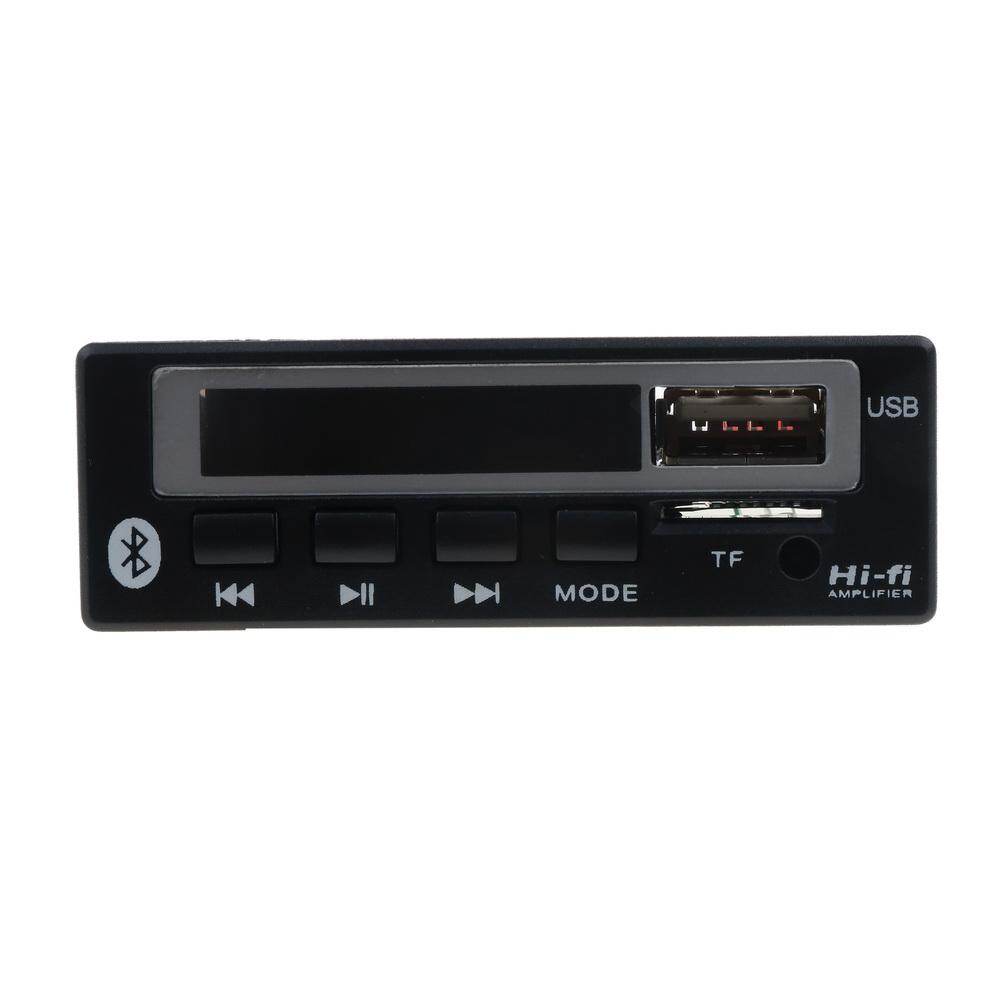 KEBETEME DC 12V Wireless Bluetooth 5.0 Decoder Board MP3 Player Colorful LCD Screen Display Car Audio Kit With USB U Disk TF FM Radio Music Audio Module Receiver Equipped With Remote Controller