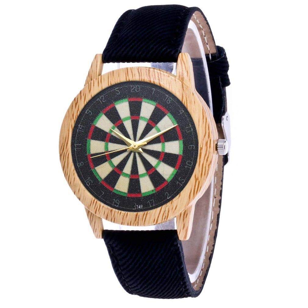 Qgcwscavh Papan Panah Retro Pola Mode Denim Tali Hitam dengan Harga Murah Gelang Wanita Jam QUARTZ Gadis Valentine Natal Anak Laki-laki Hadiah 2019