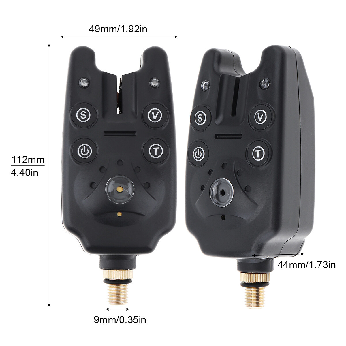 Weihe Electronic Fish Bite Alarm Carp Fishing Bell LED Light Adjustable Tone Volume