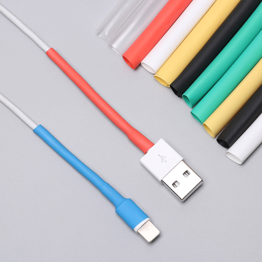 14PCS Charger Cord Wire Organizer Heat Shrink Tube Sleeve Cable Protector Tube Saver Cover For i-Phone Charger Cable USB Cord