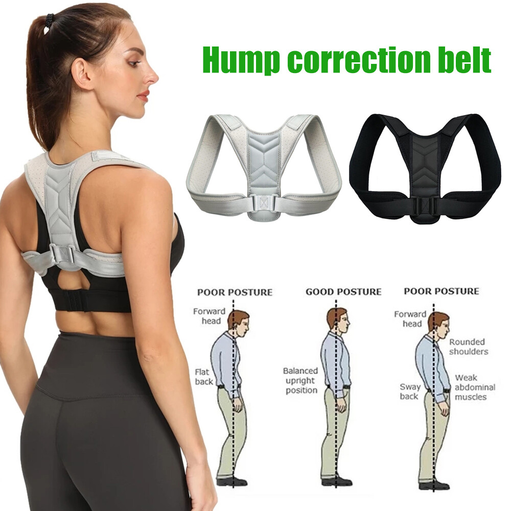 1Pcs Adjustable Posture Corrector Preventing Humpback Protection Spine Pain Relief Correction Belt Women Men Back Shoulder Support