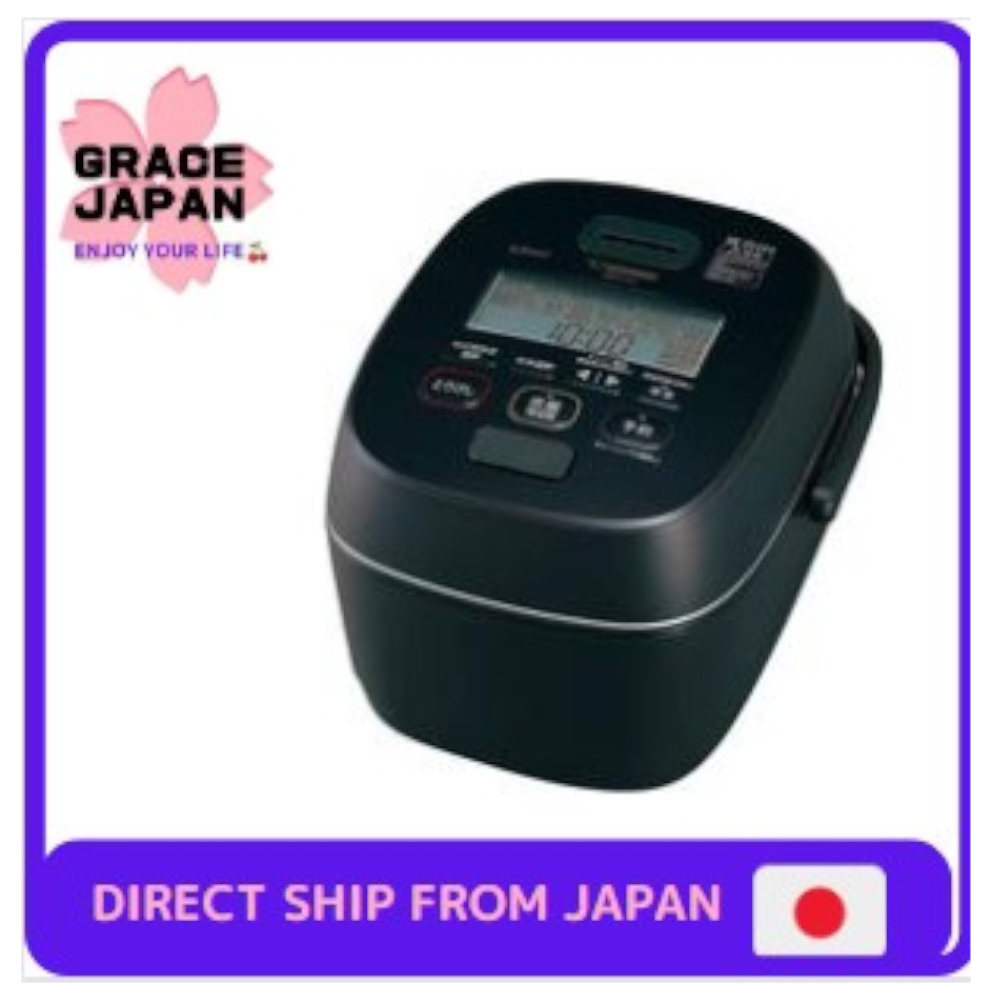 ZOJIRUSHI Pressure IH Rice Cooker (5.5 Cooking) Dark Black ZOJIRUSHI Flame Dance Rice Cooker NW