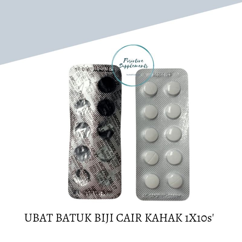 AMCOSOL TABLET (AMBROXOL 30MG) BATUK DAN CAIR KAHAK 1X10s' (similar ...