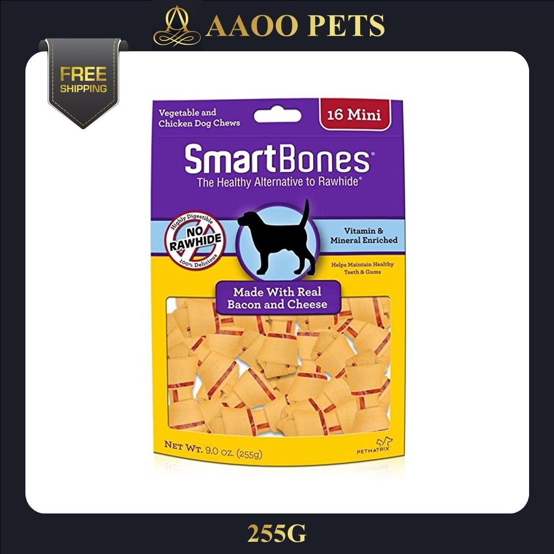 smartbones bacon and cheese