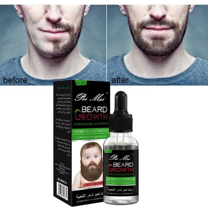 100 Original Natural Organic Men Beard Growth Oil Beard Wax Balm