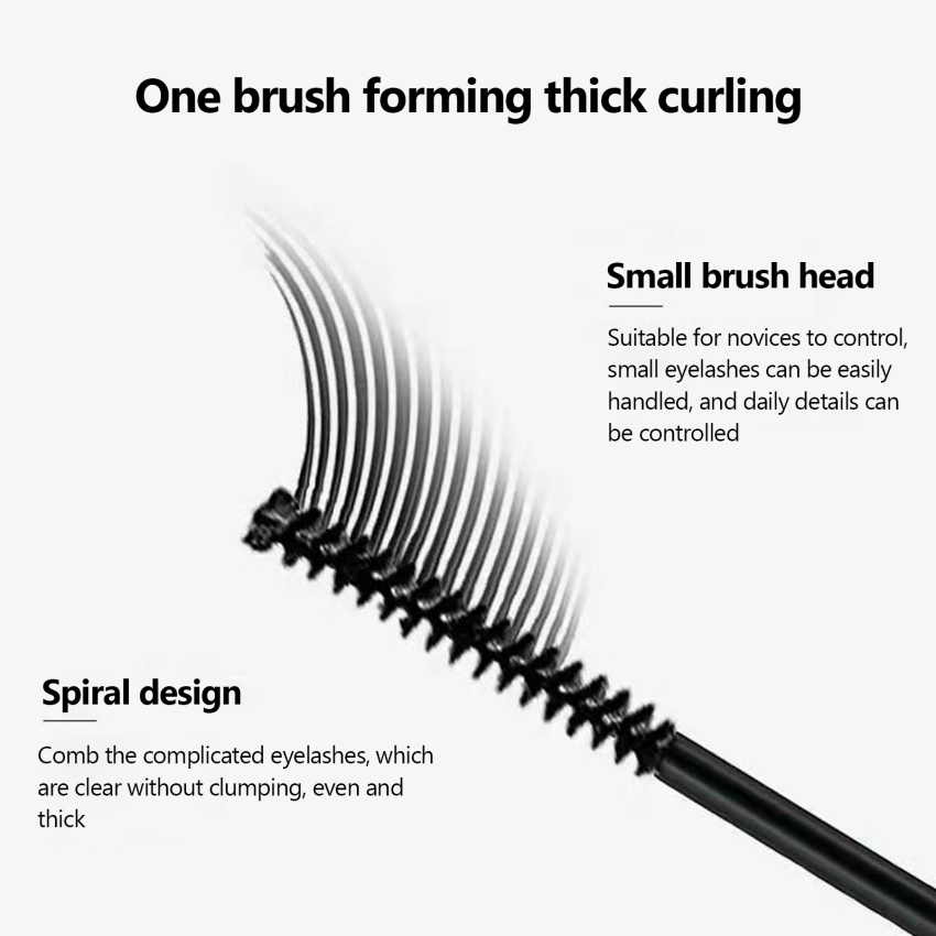 Mascara Cong Dày Trang Điểm Mắt Không Bị Nhòe Không Thấm Nước Chống Mồ Hôi Lâu Trôi