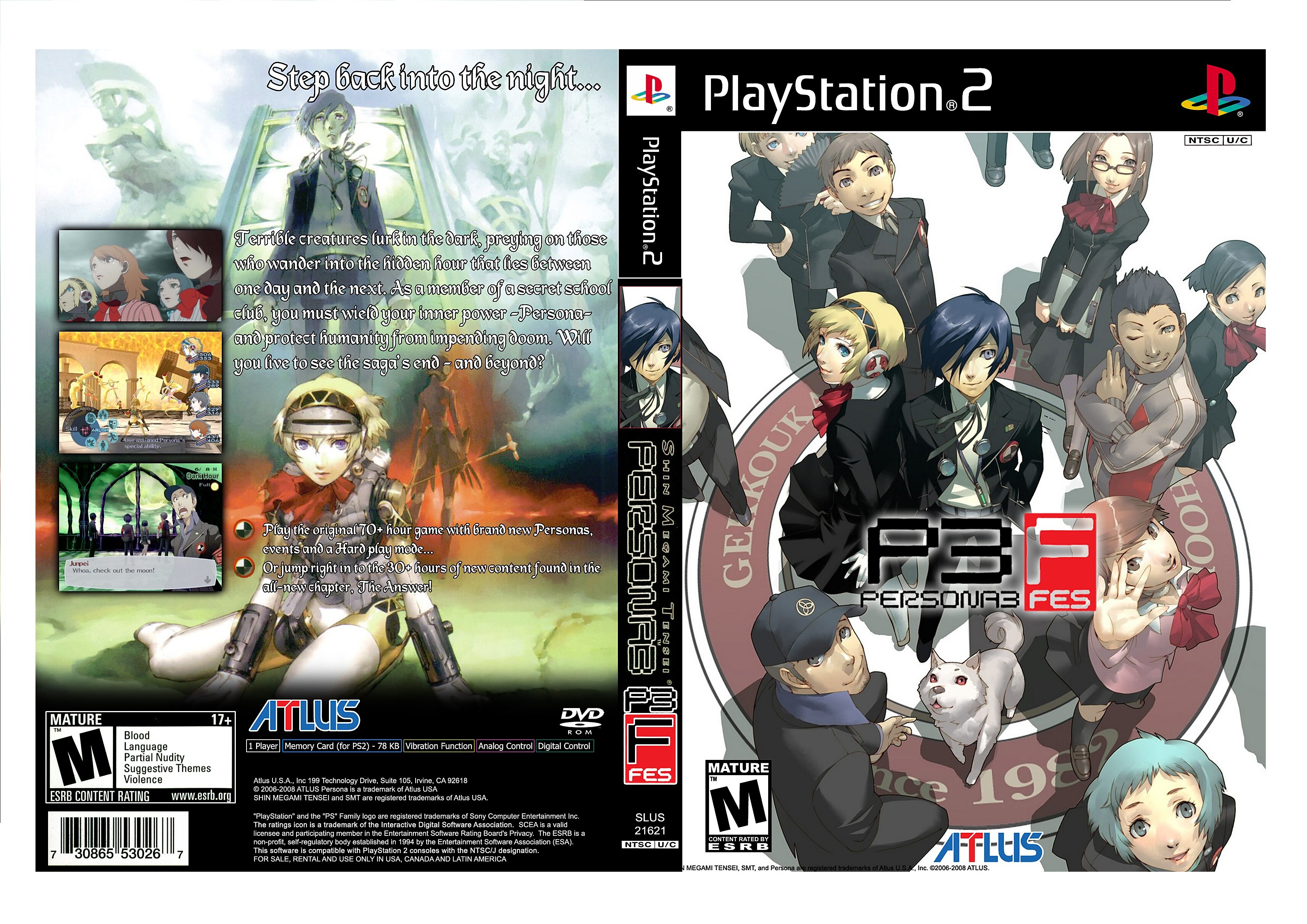 Shin Megami Tensei Persona FES PlayStation Ubicaciondepersonas cdmx 