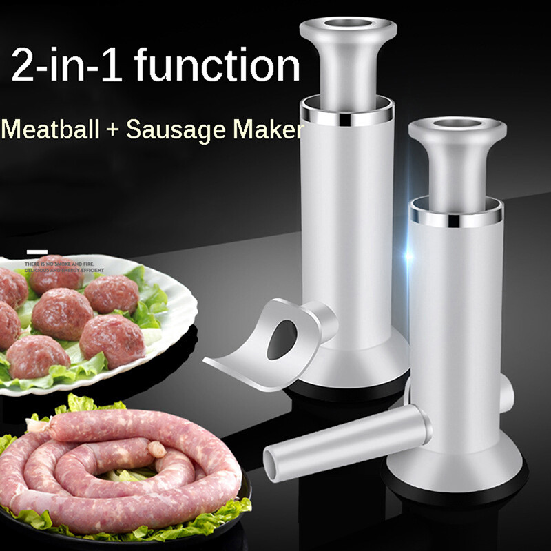 Máy làm xúc xích Máy làm thịt viên Máy nhồi xúc xích Dụng cụ làm xúc xích tự chế sử dụng kép