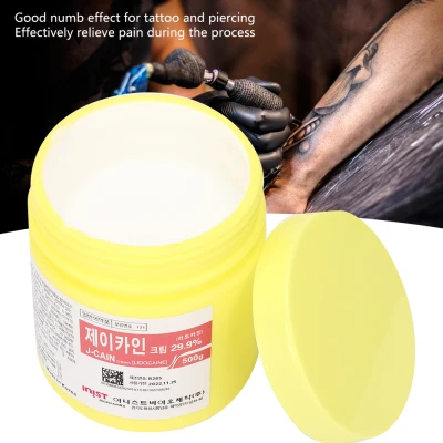 【shipping in 24 hours】HEA 500g Tattoo Numbing Cream Semi Permanent Body Anesthetic Numb Cream Tattoo Accessory
