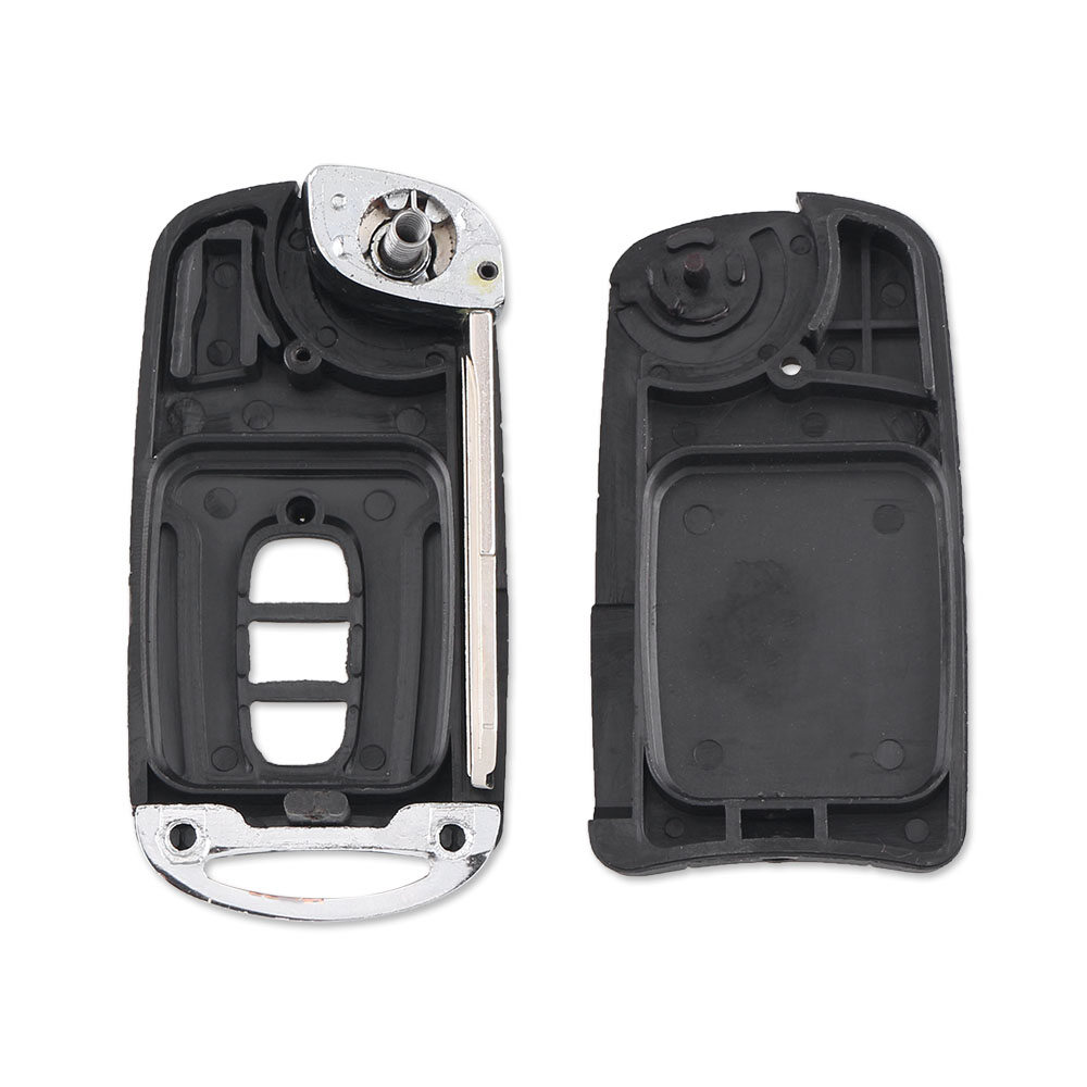 3 Nút Thay Thế Vỏ Bọc Chìa Khóa Xe Từ Xa Cho Chevrolet Captiva 2006-2009 Vỏ Chìa Khóa Gập Trống Được Sửa Đổi
