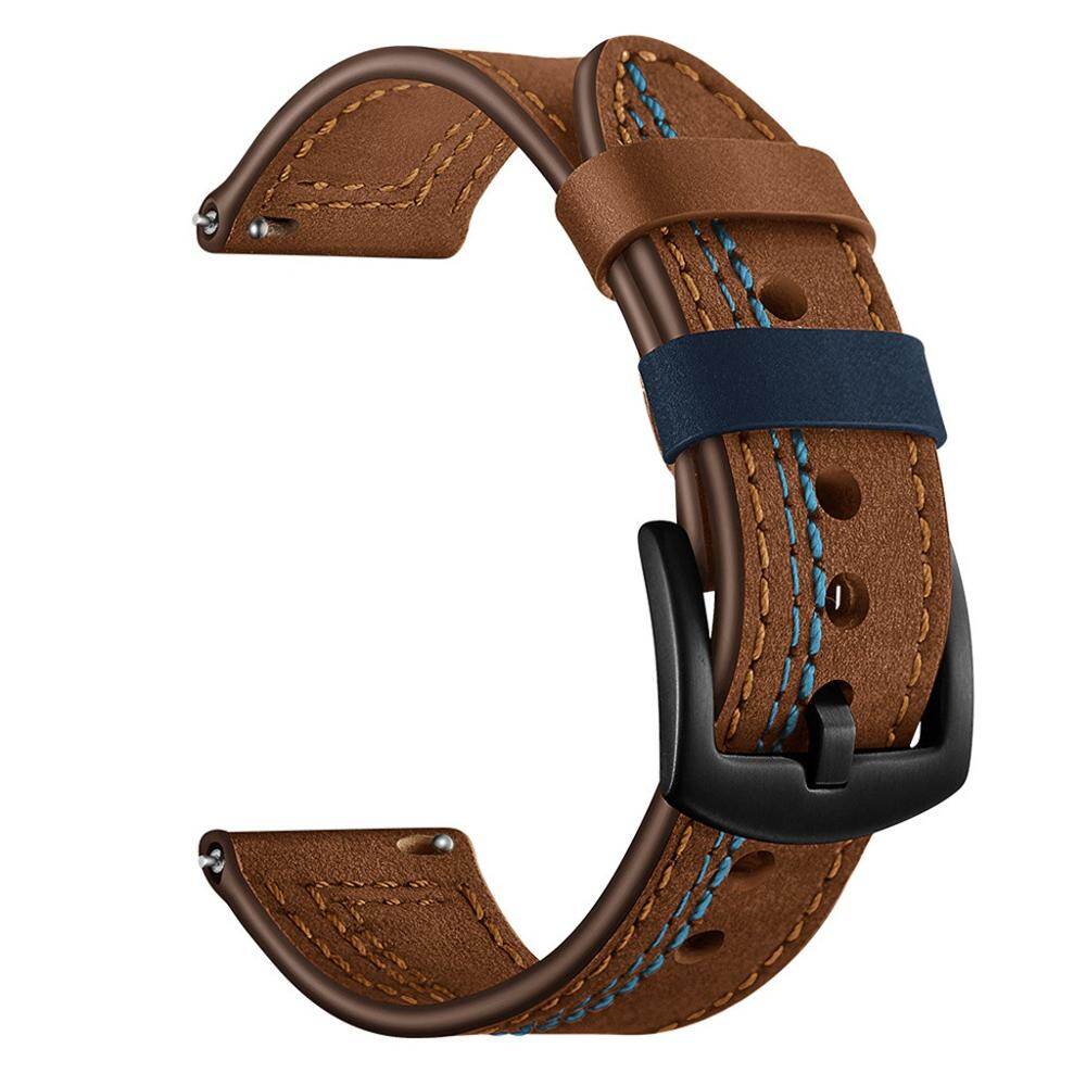 Genuine Leather Strap 22mm 20mm for Huawei Watch GT 2 Strap Wrist Band for Samsung Galaxy Watch 46mm 42mm for Smart Watch