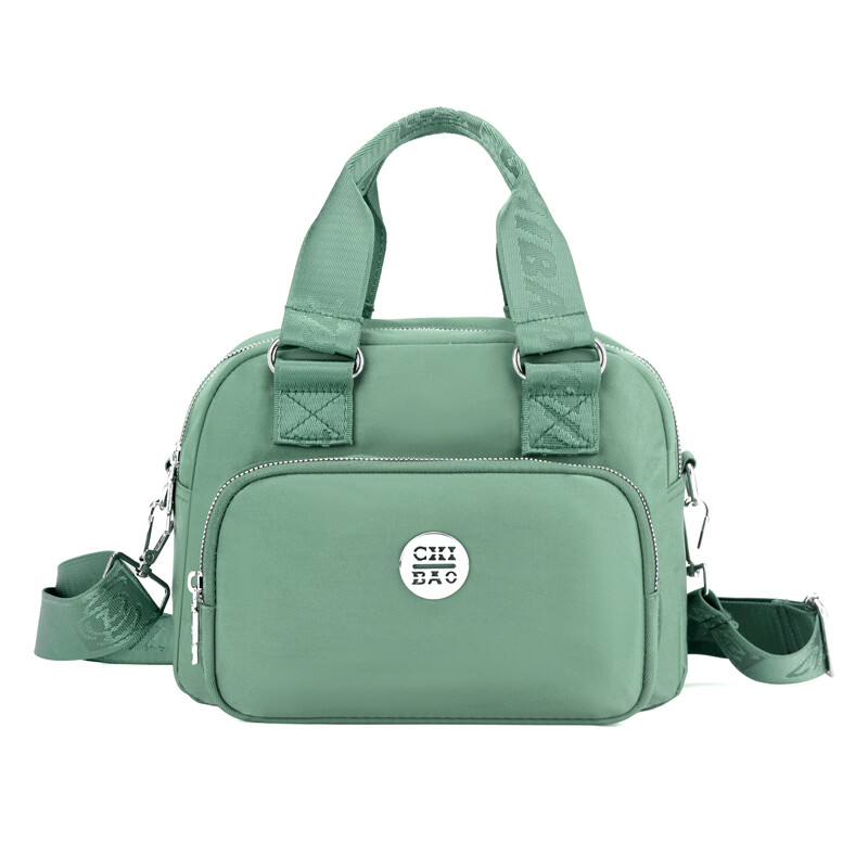 Handbag women cross body and shoulder bag nylon cloth water repellent multi pockets 10 colors causal travel shopping cloth bag