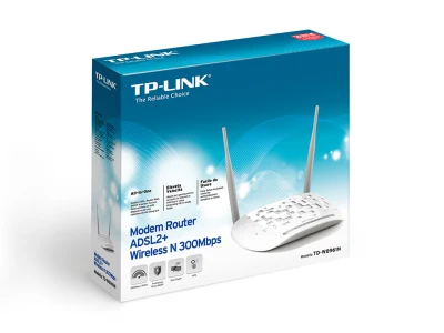 TP-Link 300Mbps Wi-Fi ADSL2+ Modem Router - TD-W8961N