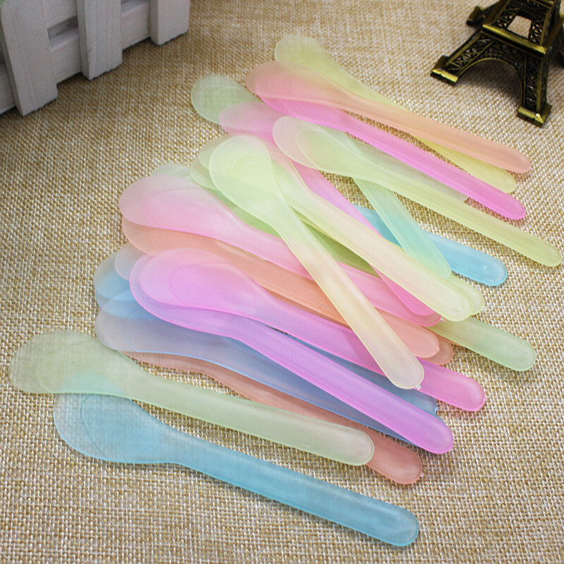 1PC DIY Skin Care Mask Mixing Plastic Spoon