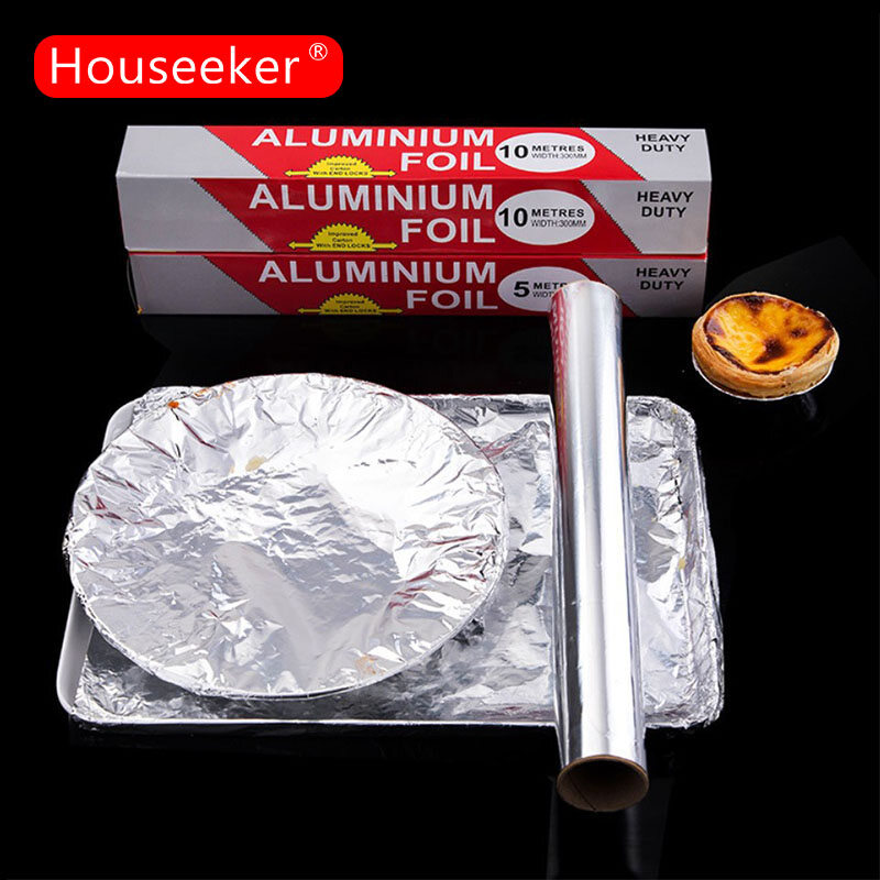 Houseeker 5 meters Barbecue foil Baking tools Aluminum foil Oven foil