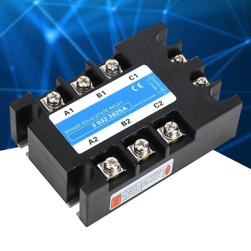 Three Phase Solid State Relay 80-250VAC Input SSR3 AC-AC Electrical Equipment for CNC Machinery
