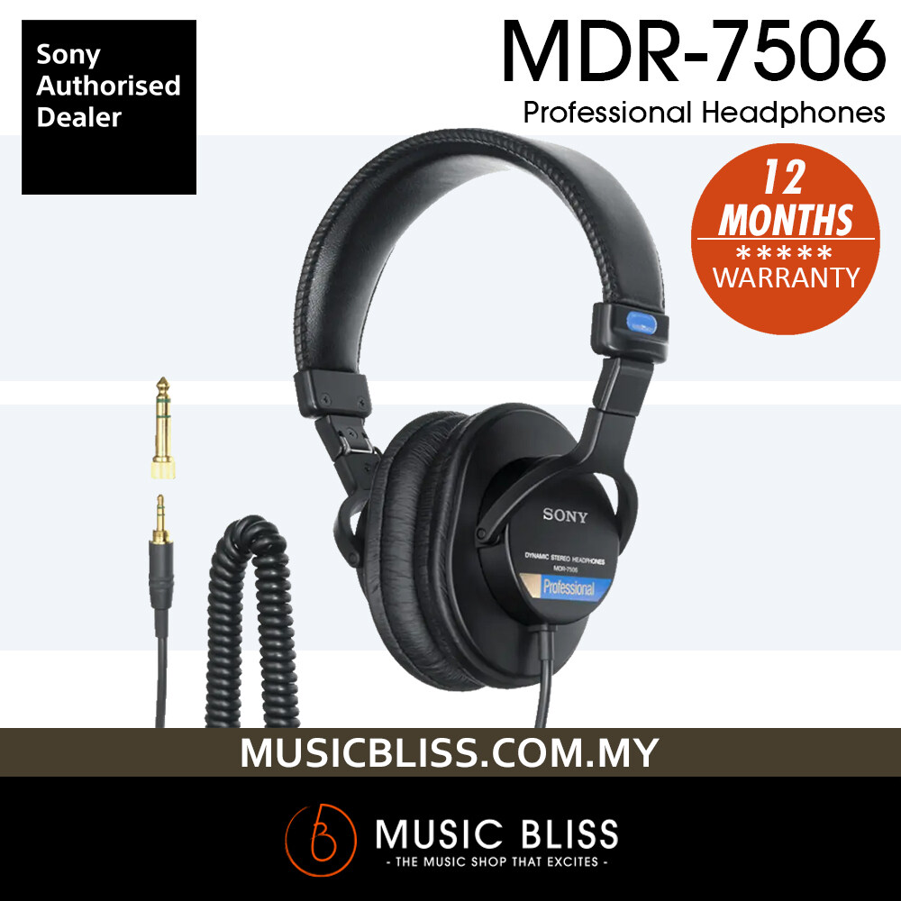 Sony MDR-7506 Closed-Back Professional Headphones (MDR7506) Closed