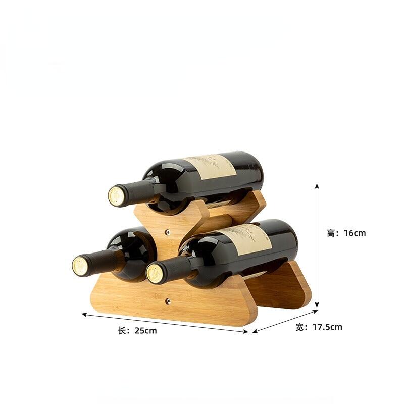 Light Luxury Red Wine Shelf Display Stand Wine Rack Table Shelf Ornaments Living Room Solid Wood Wine Cabinet Home