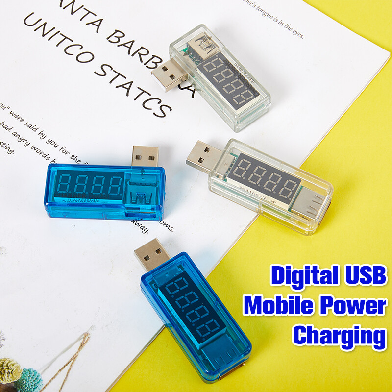 huwobei3792797 Digital USB Mobile Power Charging Current Voltage Tester Meter USB Voltmeter