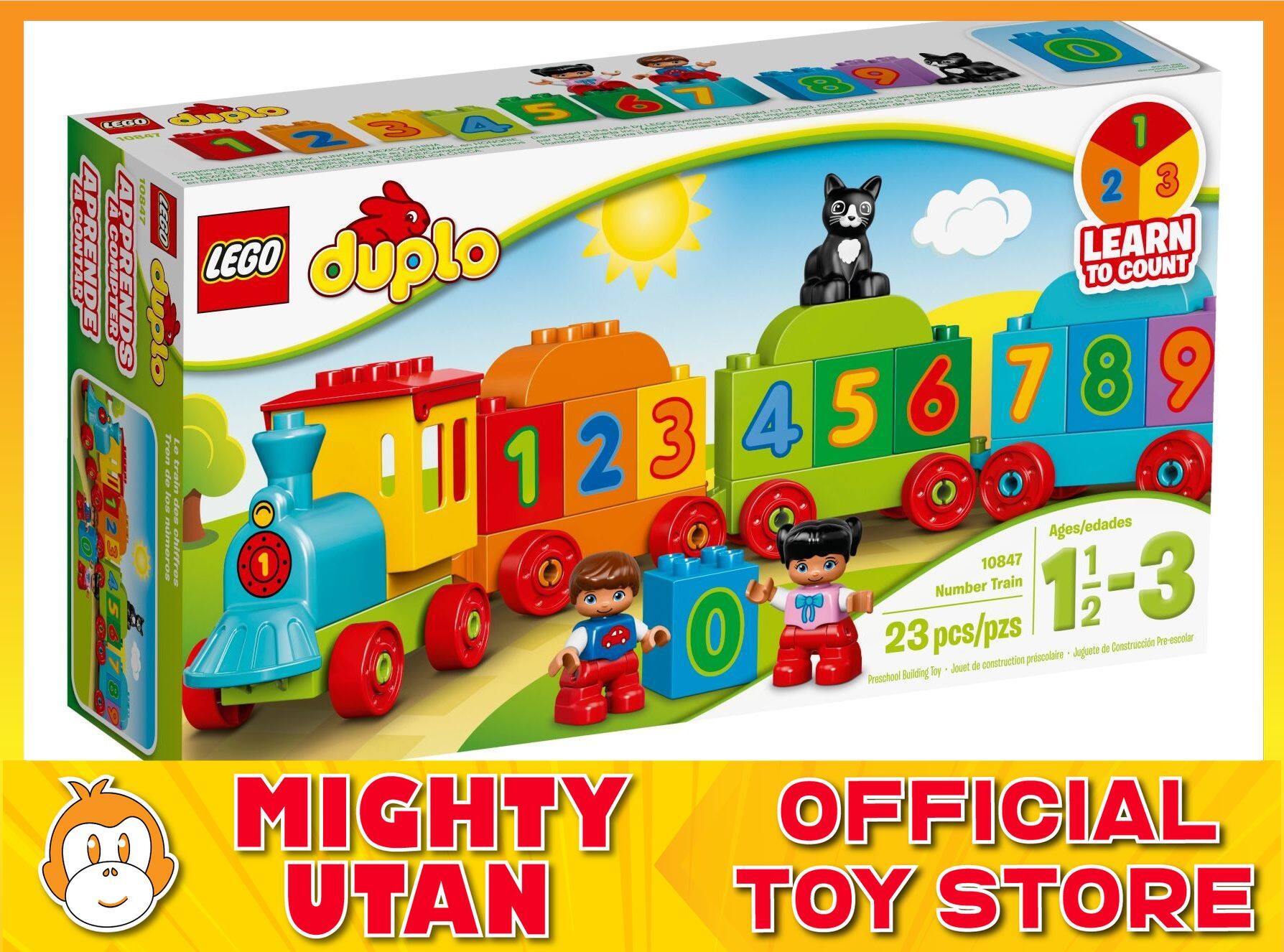 lego duplo learn to count train