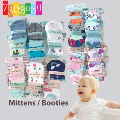 730Baby Infant Newborn Baby Mitten / Booties New Born Sock Booties / Hand Glove Sarung Kaki / Tangan