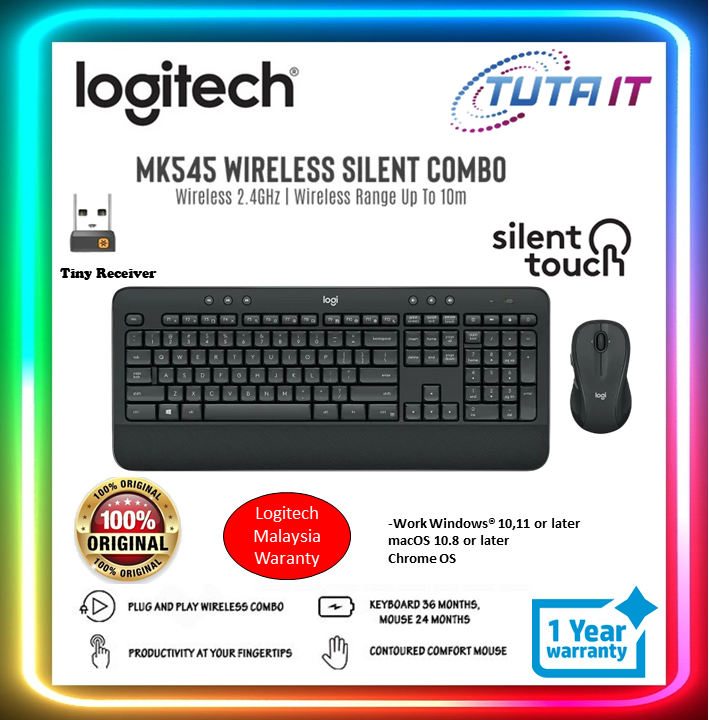 Logitech MK545 Advance Wireless Combo Keyboard And Mouse (920008696