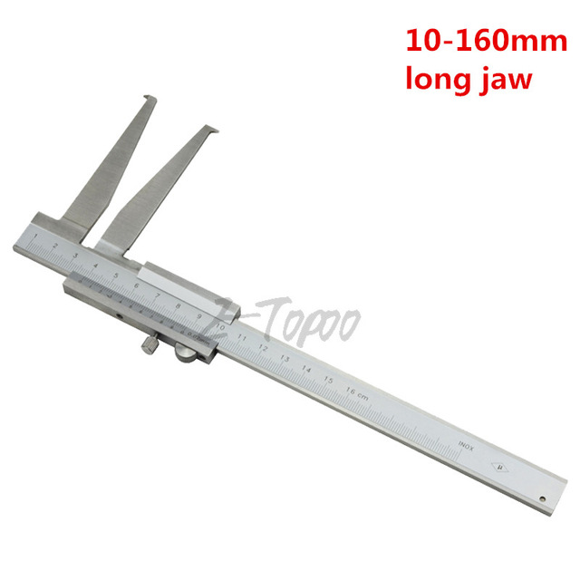 Inside Groove Vernier Caliper 10-160Mm 0.02Mm Stainless Steel Inner Vernier Calipers Inside Slider Caliper