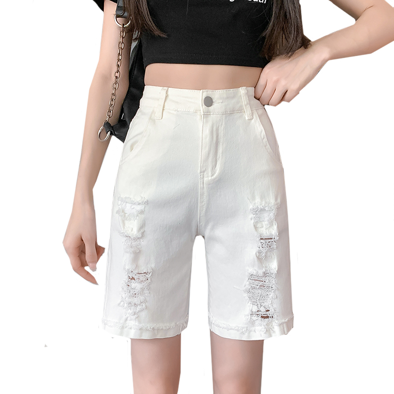 Knee Length Denim Shorts Women - Best 