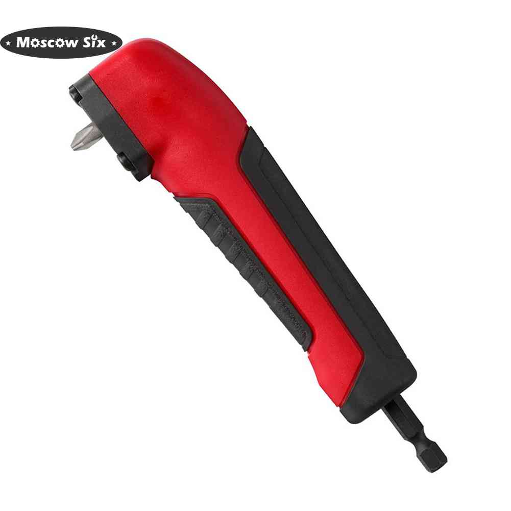 90 Degree Right Angle Shank Extension Screwdriver Socket Holder Adapter