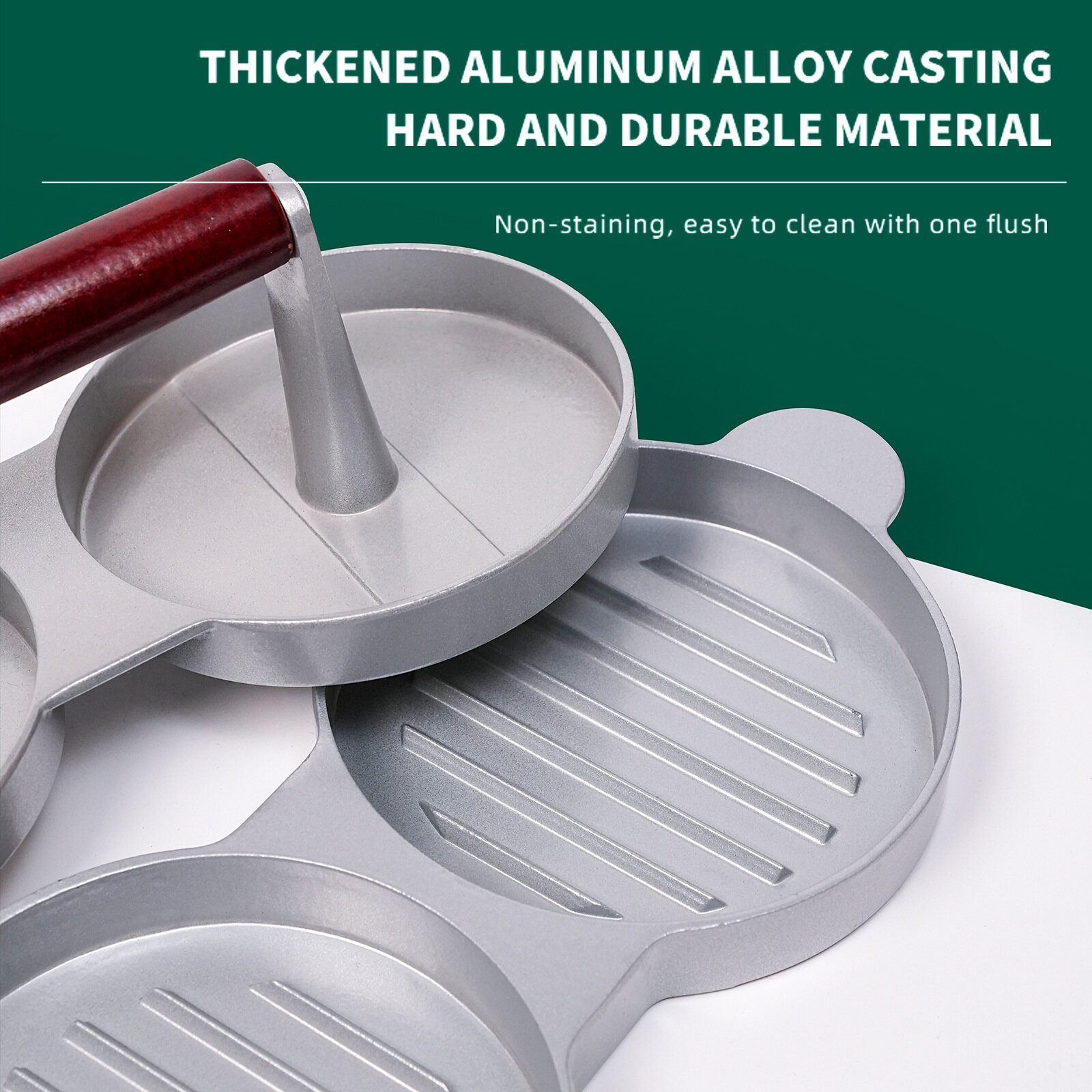 Ham Burger thịt Pie Maker Vòng thịt Pie mô hình Burger thịt Pie bé khuôn gạo Beef Pie Maker