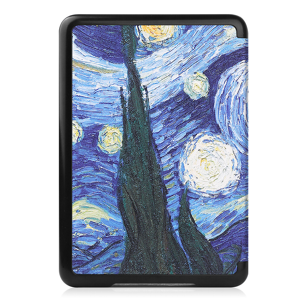 Waterproof E-book Reader Shell PU Leather Hard PC Painted E-book Reader Cover Shell Auto Sleep Replacement for Amazon All-new Kindle 2022